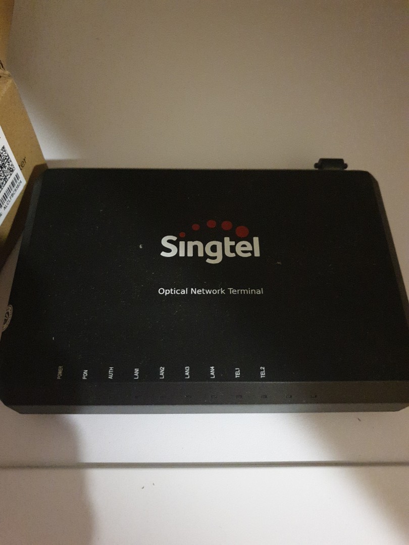 Optical fibre box for Singtel service, Mobile Phones & Gadgets, Mobile ...