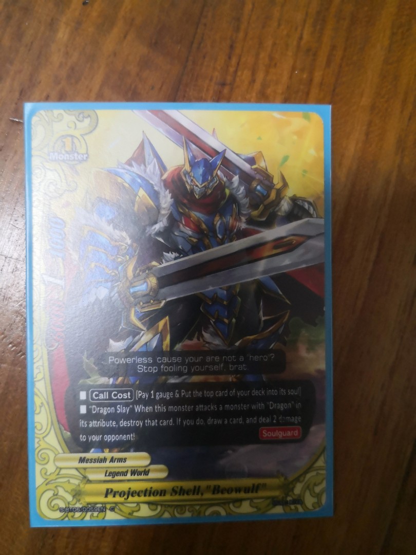 Wts Messiah Arms Legend World Deck Toys Games Board Games Cards On Carousell