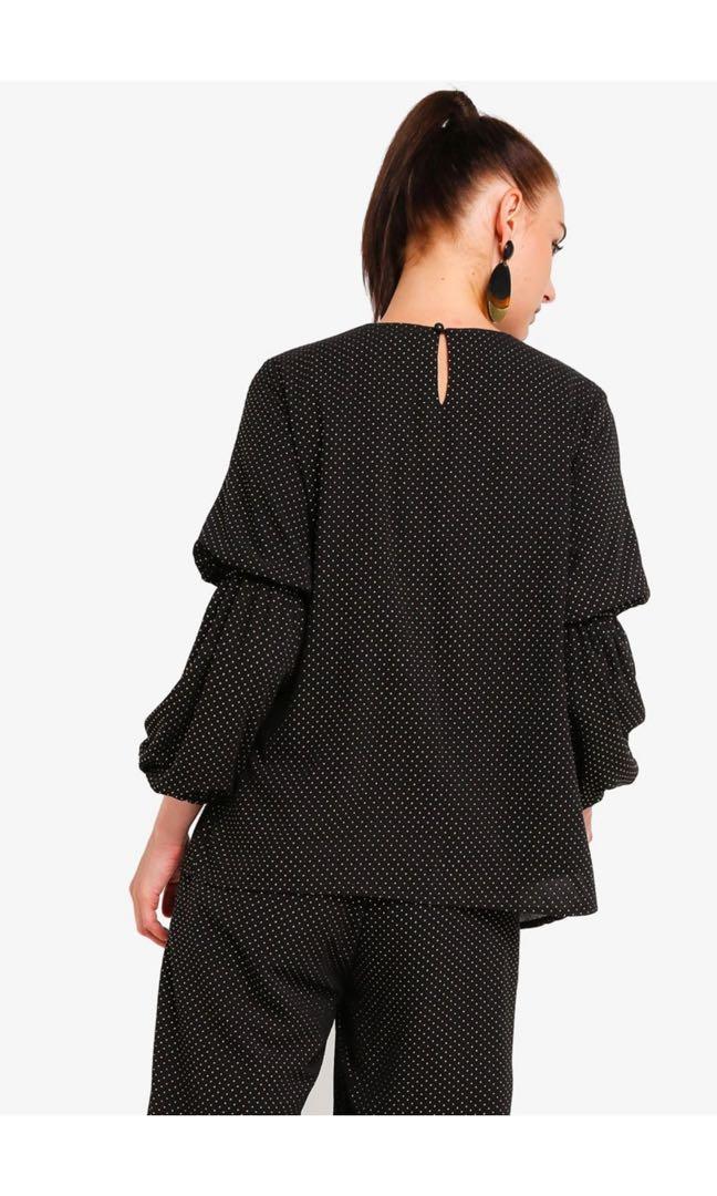 Embellished chiffon top discount