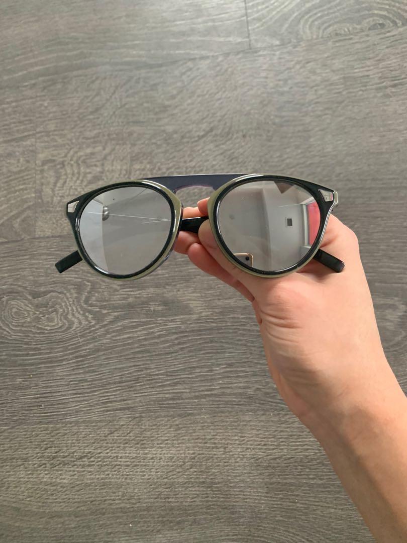 100 AUTHENTIC Dior Tailoring 2 Sunglasses Silver Mirrored Effect Women s Fashion Accessories on Carousell