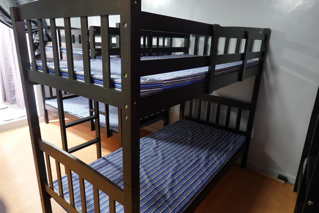 Double Deck Bunk Bed Frame And Matress, Norddal Bunk Bed Canada