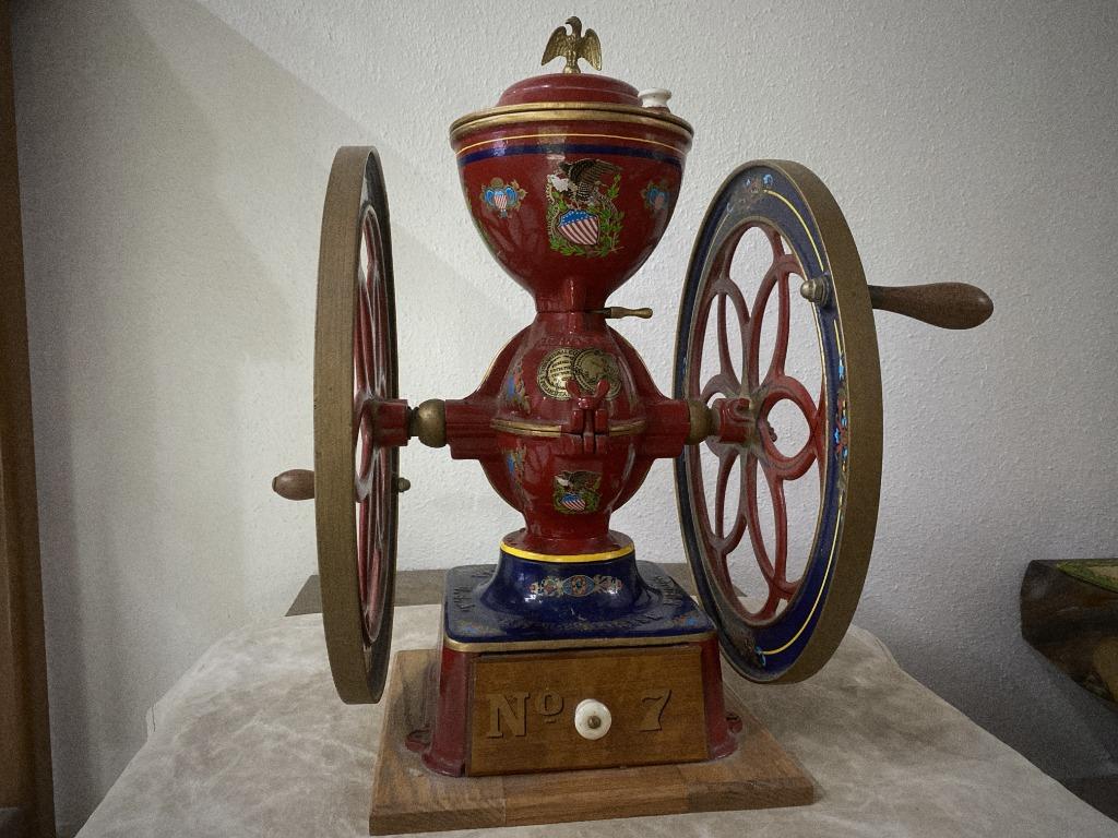 Antique enterprise coffee sales grinder