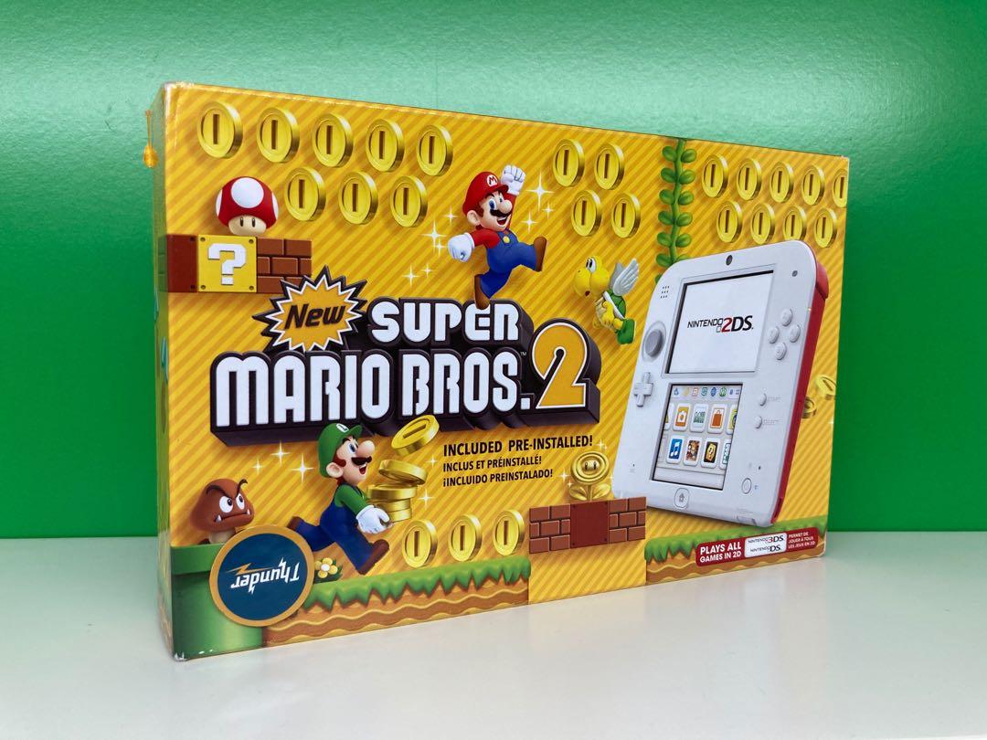 中古 2ds New Super Mario Bros2 特別版主機盒裝美版 遊戲機 遊戲機遊戲 Carousell