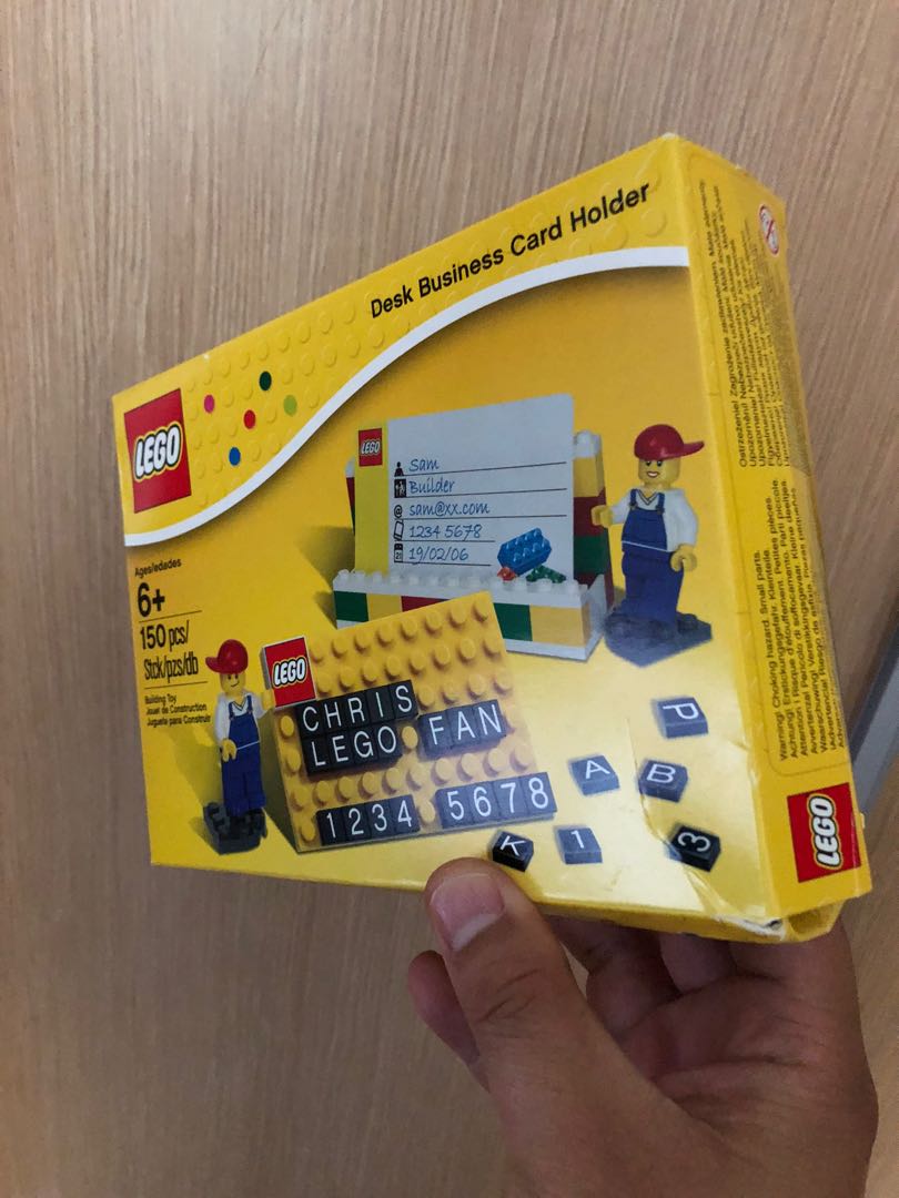 850425 LEGO Desk Business Card Holder Hobbies Toys Toys Games on Carousell