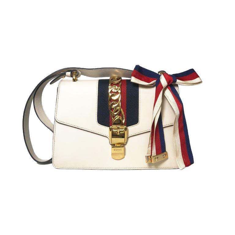 98 NEW GUCCI 421882 CVLEG 8605 Gucci Sylvie Bag