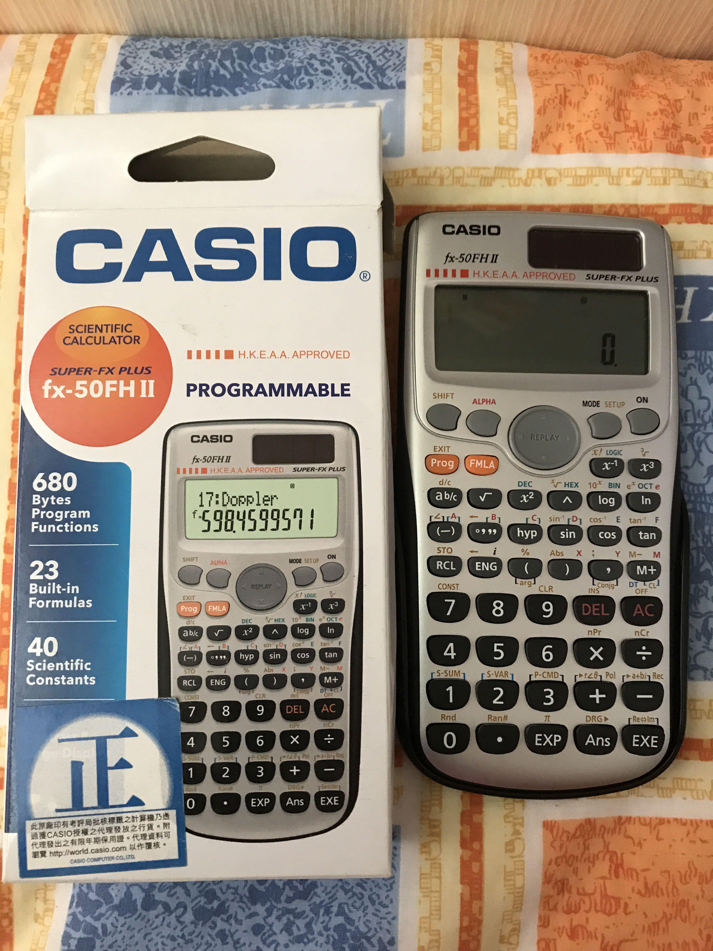 Casio 50fh best sale ii