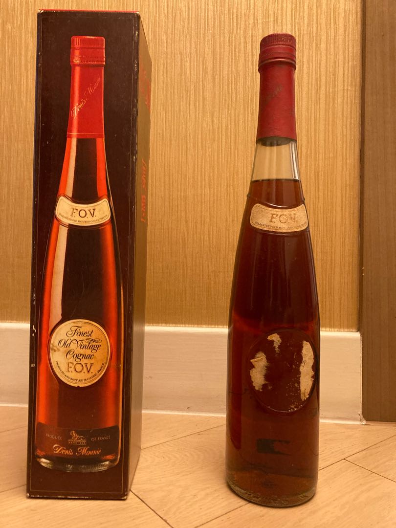 古酒 未開封 FOV ファイネストオールドヴィンテージコニャック ドゥニムニエ F.O.V. Cognac Denis Mounie 700ml  ブランデー - 飲料