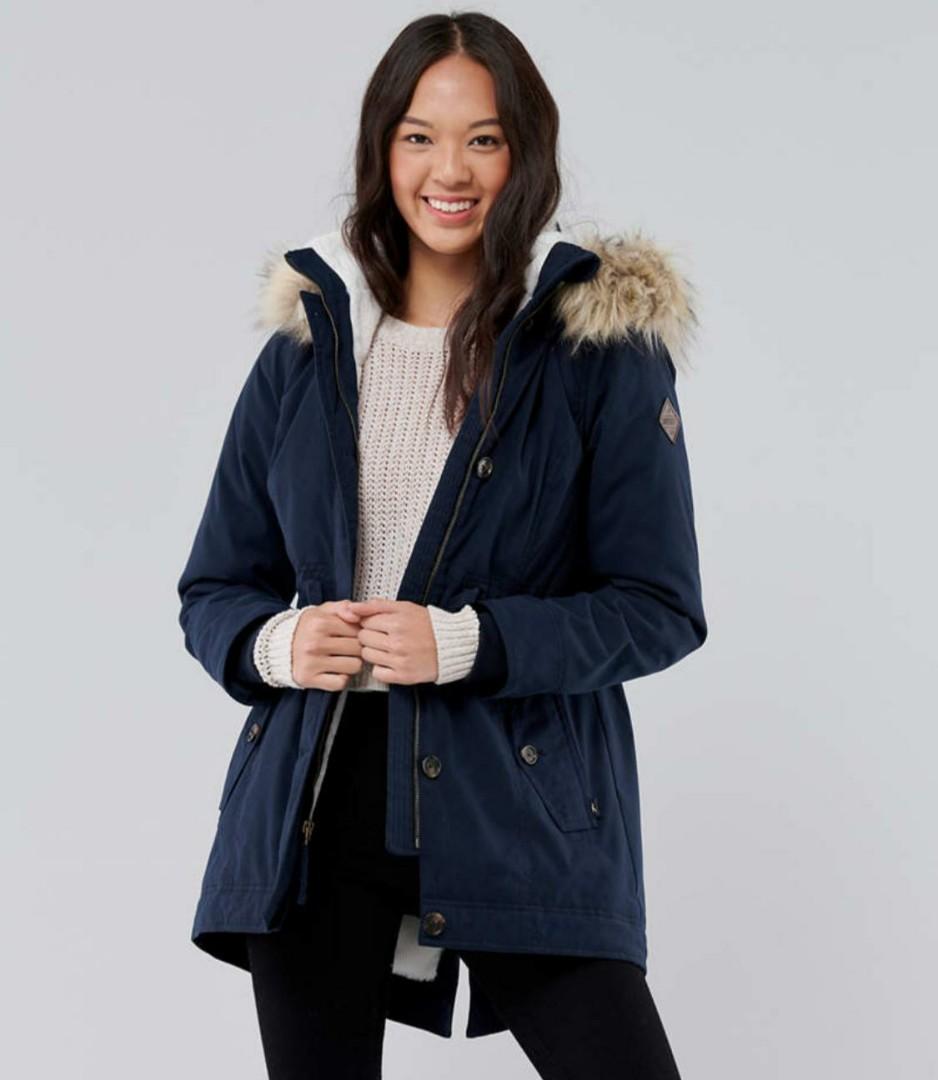 Hollister cozy sales lined parka
