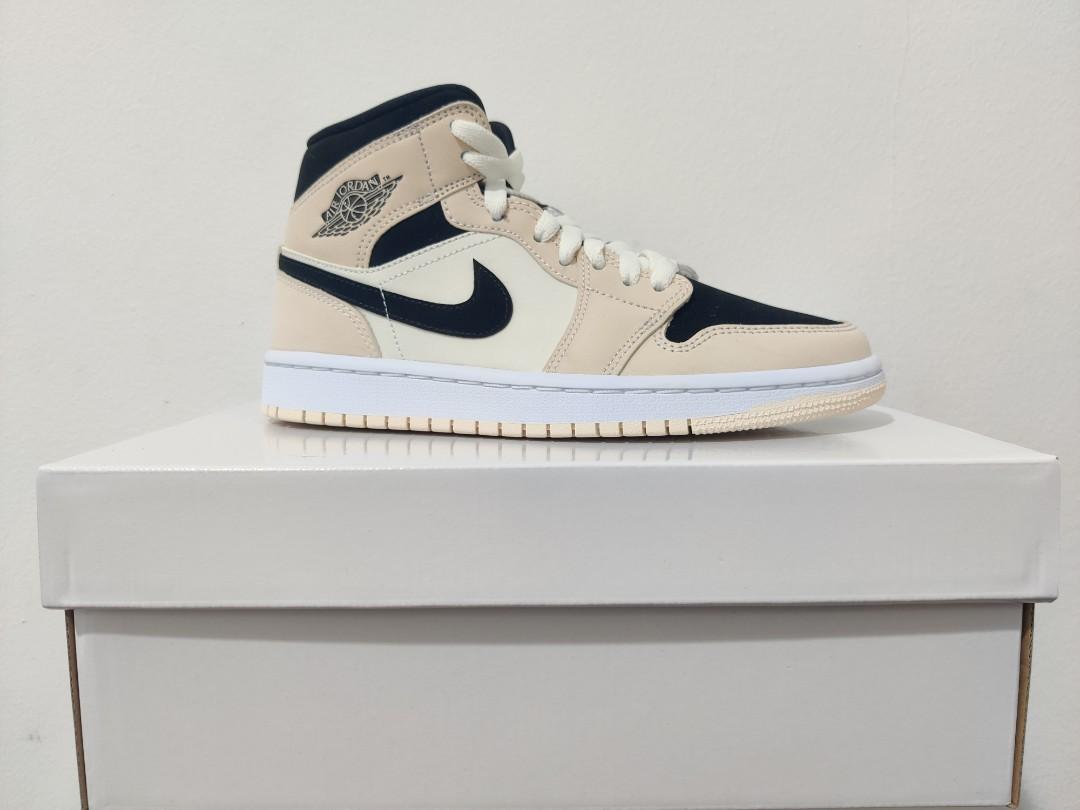Jordan 1 mid creme best sale