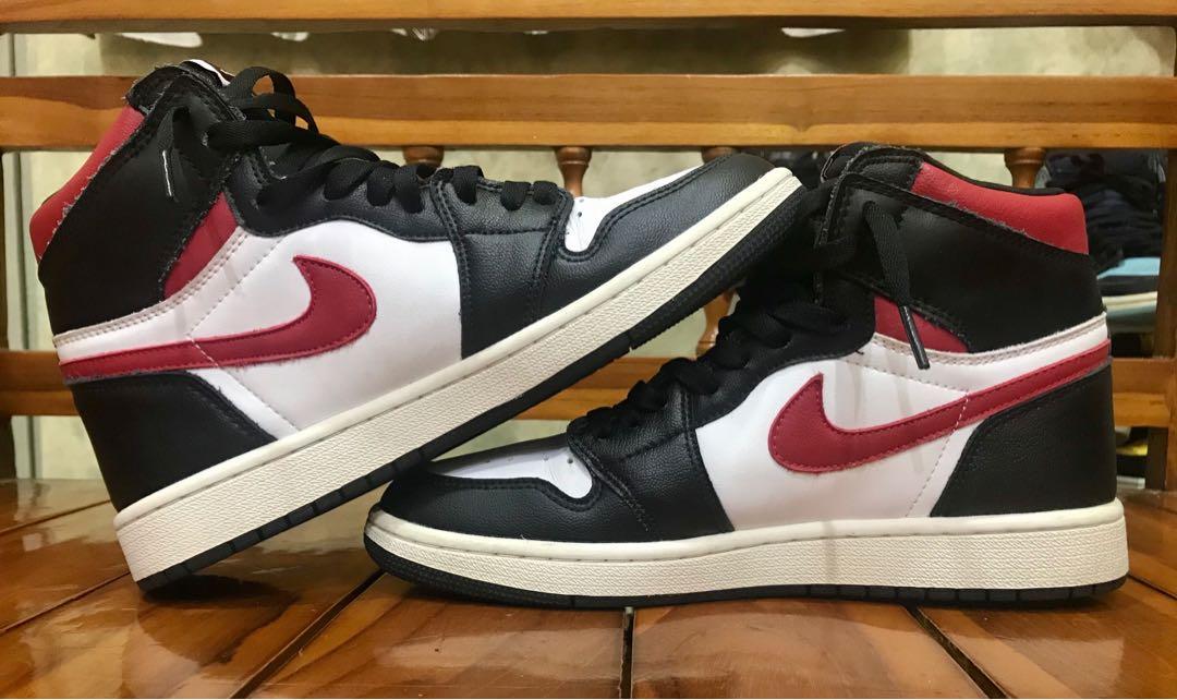 Air Jordan 1 Retro High Black Gym Red 7UK Like NEW Men s