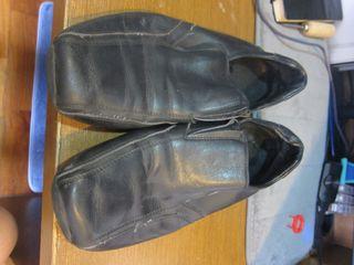 Aldo Slip On Black Leather Shoes Size 10 US 44 EU