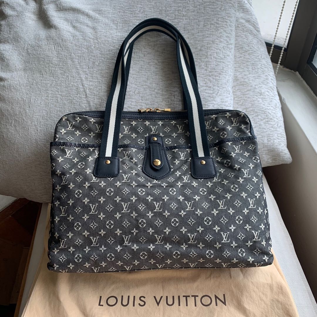 Louis Vuitton Black Monogram Mini Lin Mary Kate Sac Bag - Yoogi's Closet