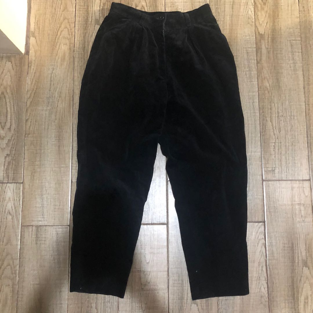 black corduroy jeans