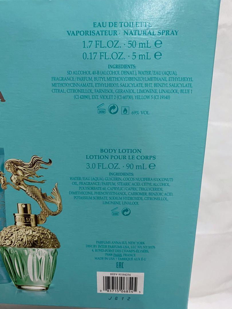 Bn Anna Sui Perfume Gift Set Health Beauty Perfumes Deodorants On Carousell