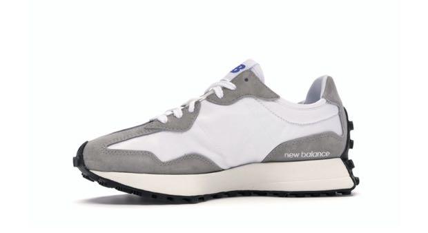 new balance 327 grey white