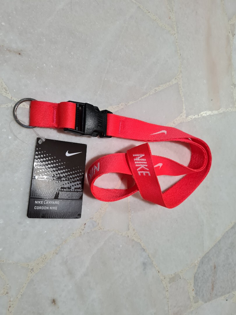 red lanyard nike