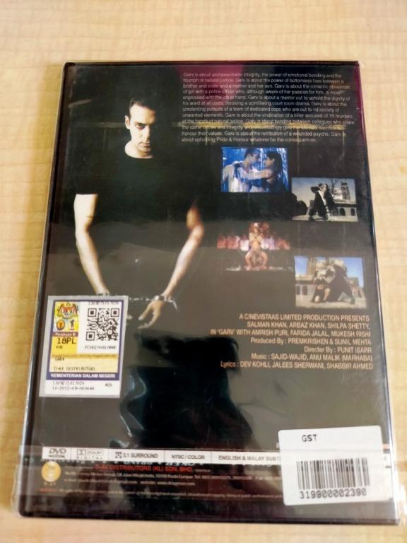 Bollywood Hindi Movie Garv Pride and Honour DVD Salman Khan Shilpa