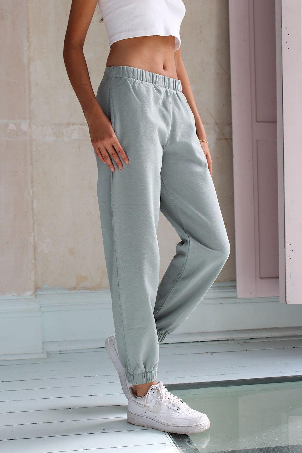 Green rosa sweatpants best sale