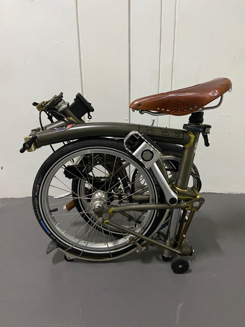 raw lacquer titanium brompton