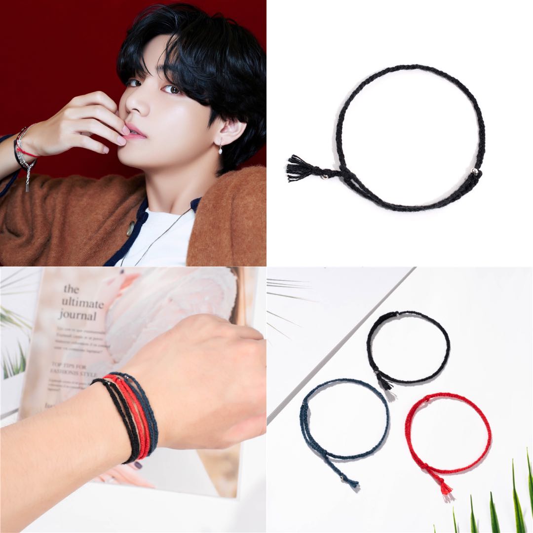 Bangtan Boys V Color Agate Stone Beaded Bracelet - BTS Official Merch | BTS  Merchandise