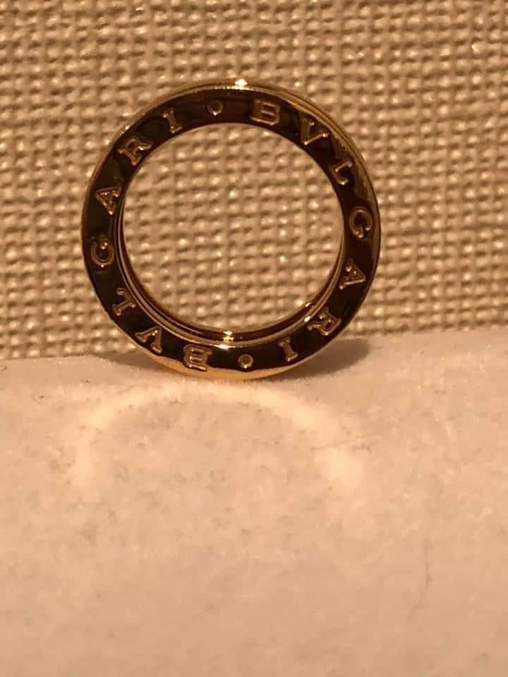 Bvlgari jewelry (Category: Luxury Accessories) located in Quezon City. Submitted by authenticandluxury_bags (Listing ID 1046573309, Image 2). Description: 7.56 grams 18k pink gold authentic bvlgari (not inspired) with box Sz 5.5 Pwede din gawing pendant 55k viber me 09064300195.