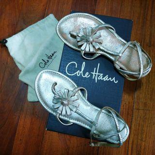 Cole Haan Rori Sandal White Gold Metallic