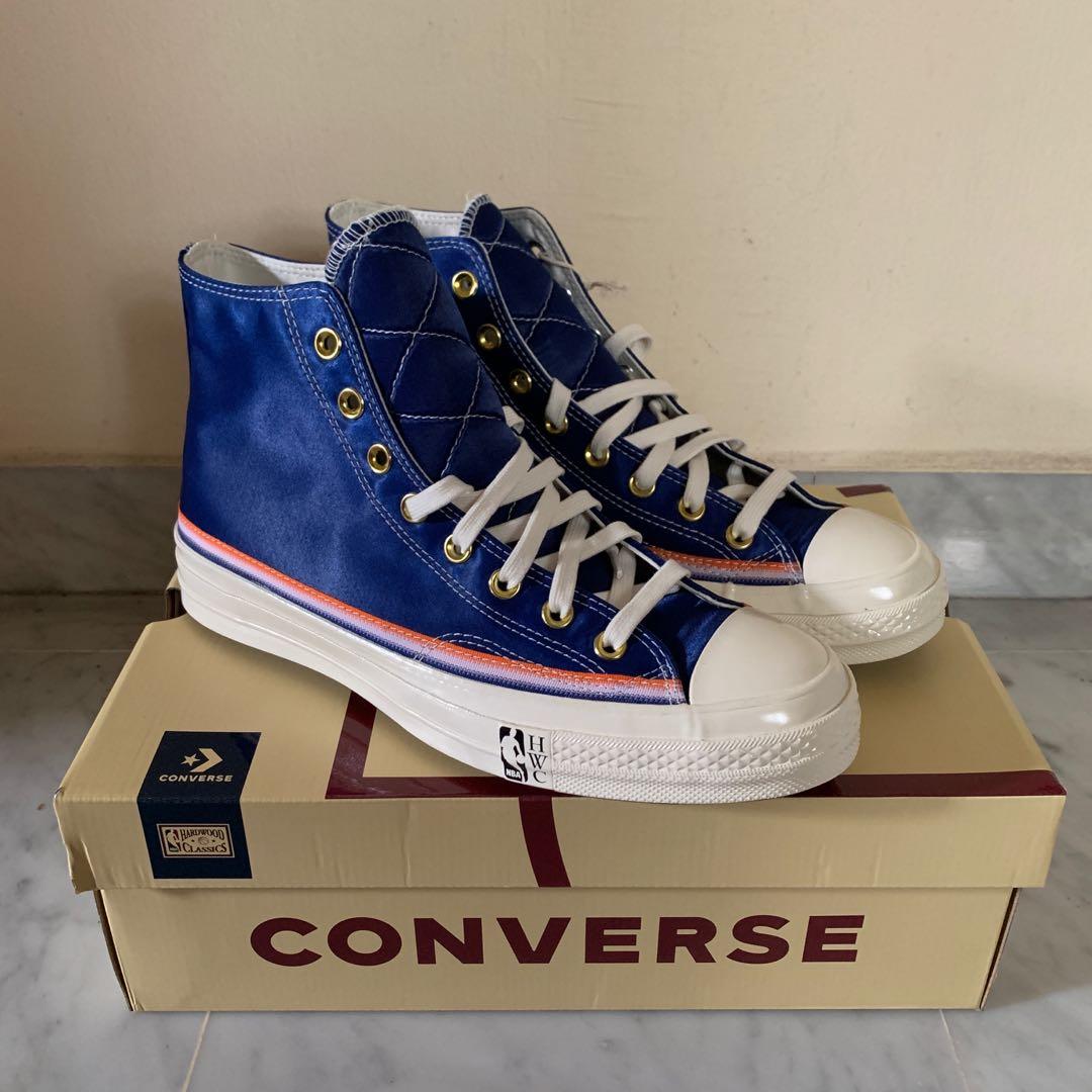 Converse x NBA Chuck 70s us9 navy, Men's Fashion, Footwear, Sneakers on  Carousell