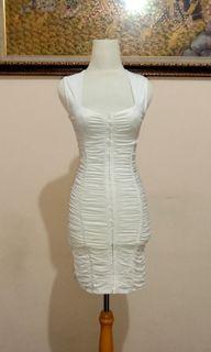 DEMOISELLE White Midi Dress