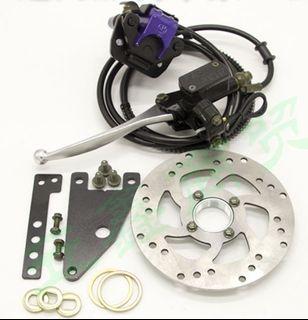 E-bike Disc Brake set Rear Brake with 160mm threaded Rotor hydraulic 