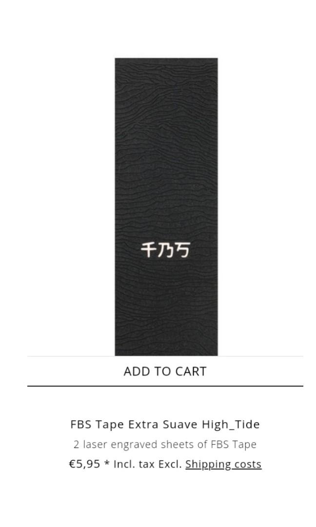 FBS Fingerboard Grip Tape, 興趣及遊戲, 手作＆自家設計, 工藝用品及工具 Carousell