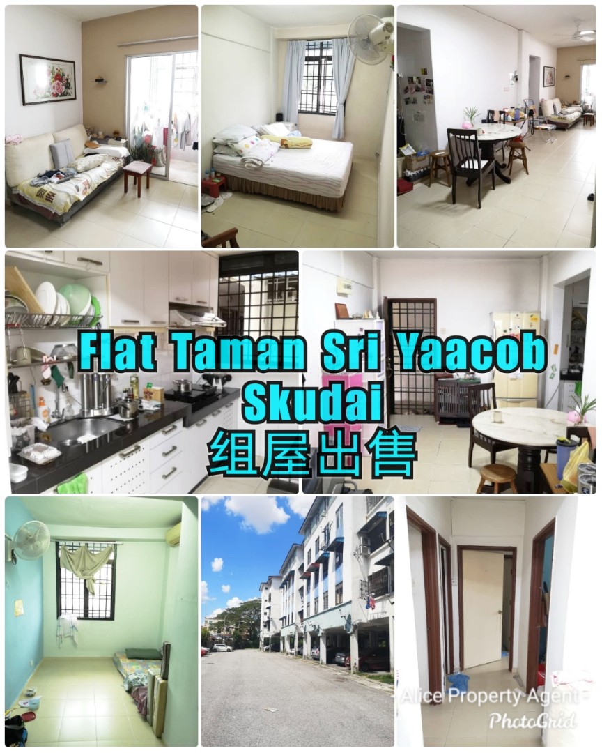 Flat Taman Tan Sri Yaacob, Skudai, For Sale, Property, For Sale on