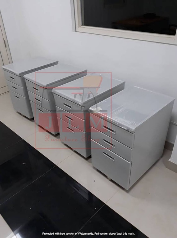 Flush Handle Mobile Pedestal, Furniture & Home Living, Office Furniture ...