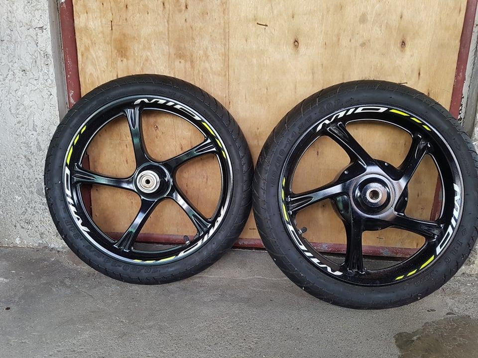 For sale Mio i 125 stock mags, tires and grab bar, Motorbikes