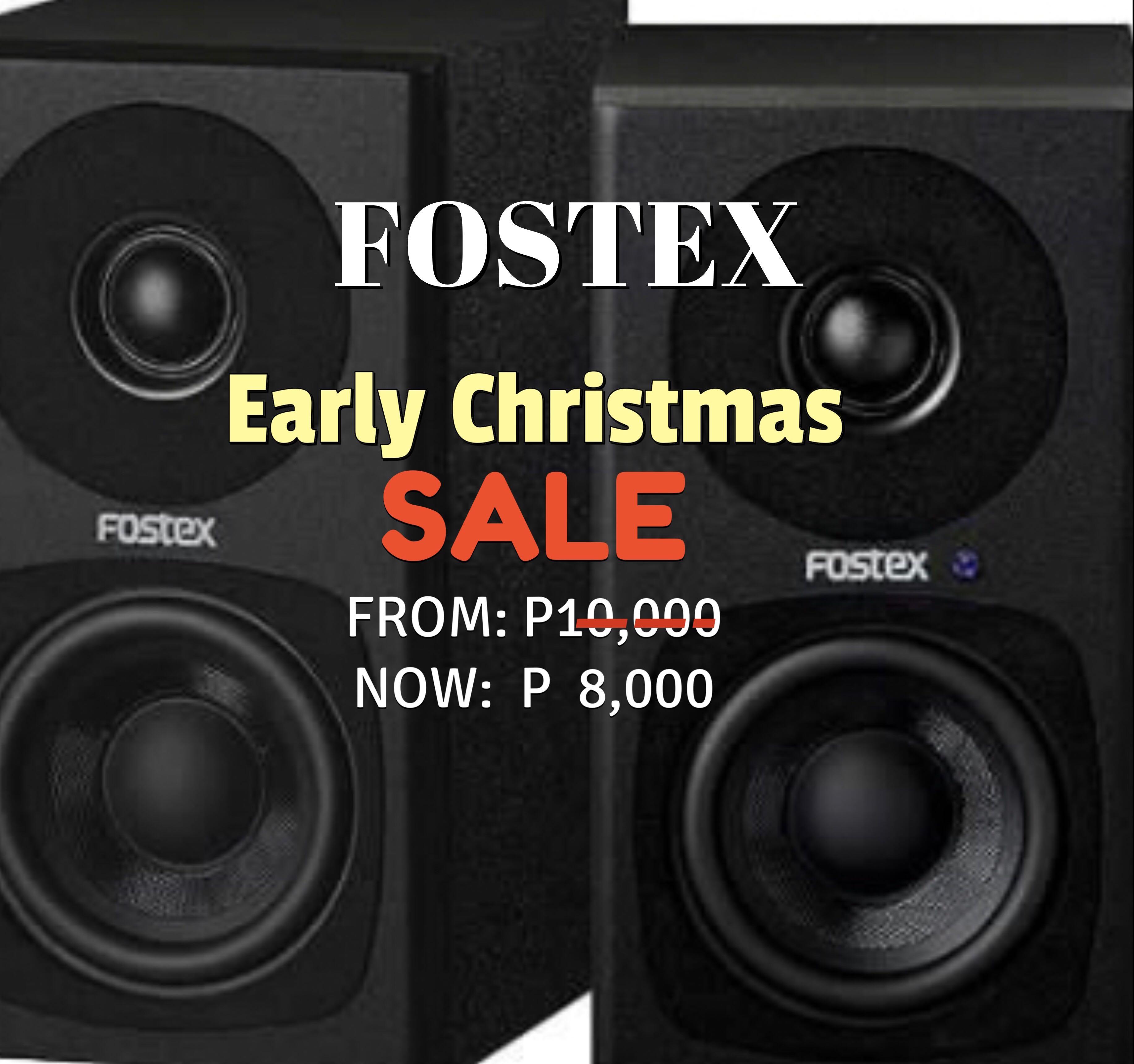 FOSTEX PM0.3 PM0.3d Active Monitor Speaker System Audio