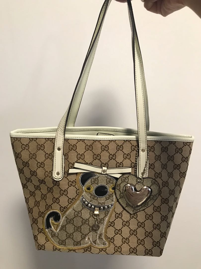 Gucci Pug Dog tote Luxury on Carousell