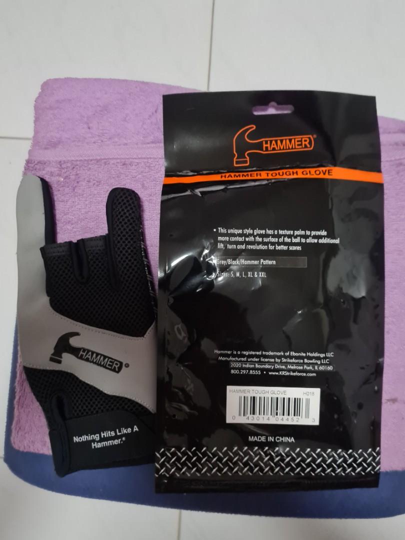 Hammer bowling ball glove right hander, Sports Equipment, Sports