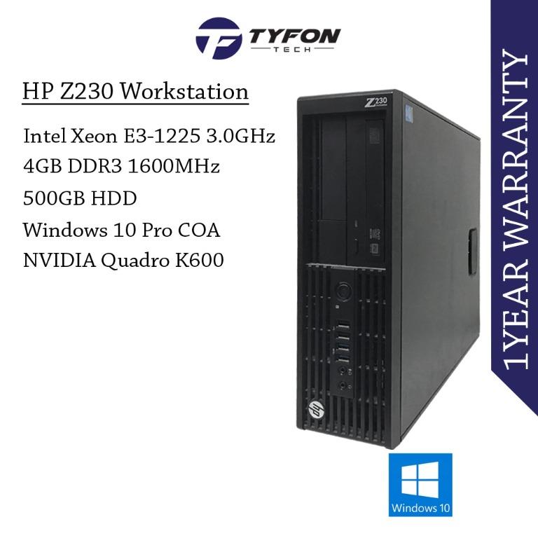 HP Z230 Workstation SFF Desktop PC Computer (Refurbished)