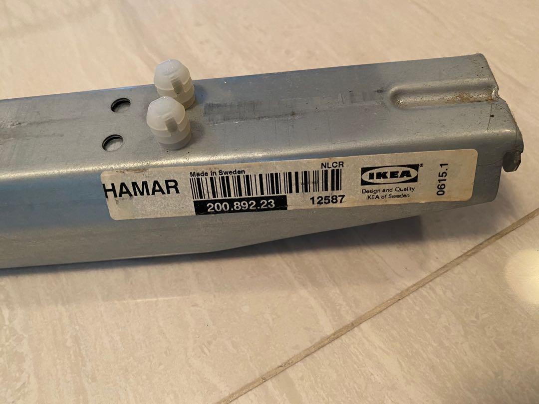 IKEA HAMAR Bed MidBeam, Furniture & Home Living, Furniture, Bed Frames