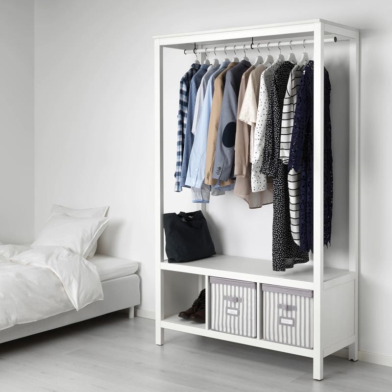[CLEARANCE ALL ITEMS MUST GO] IKEA HEMNES Open wardrobe clothes rack