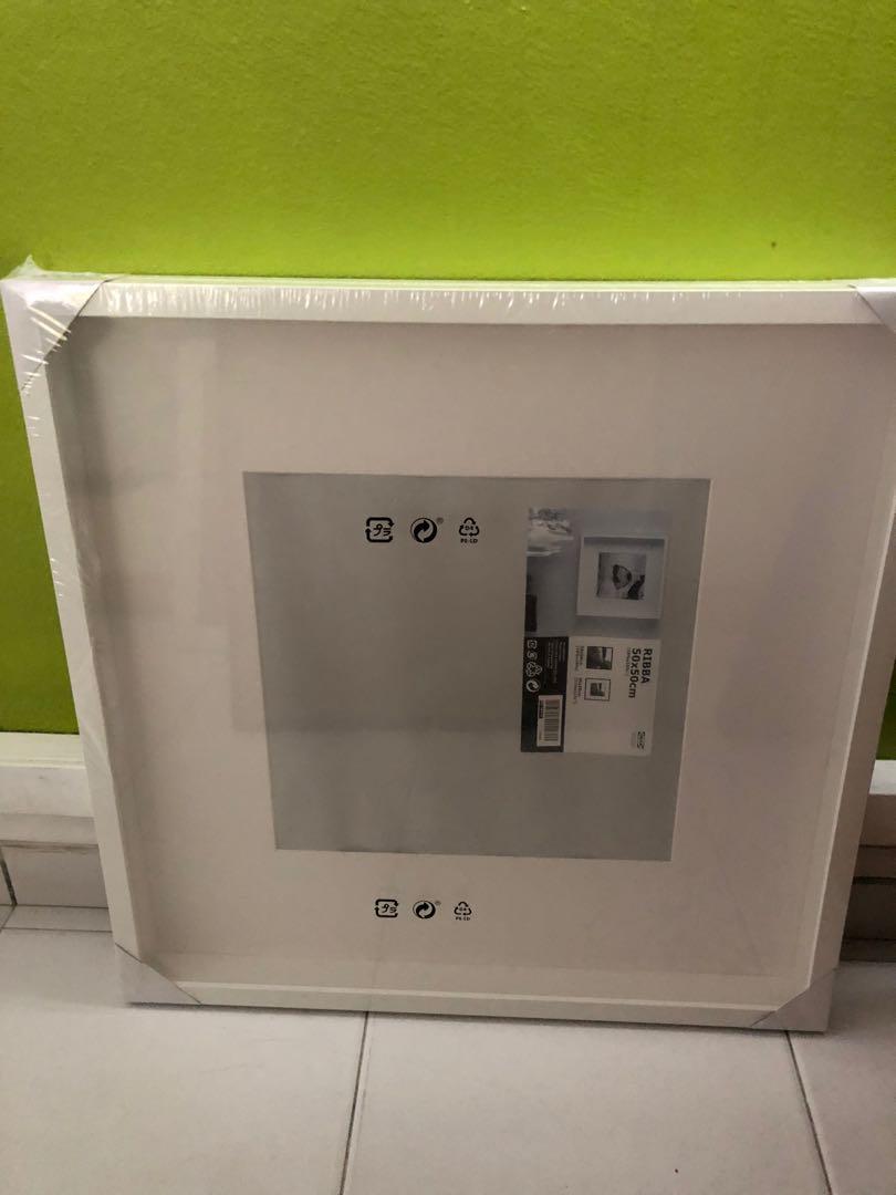 IKEA Ribba Picture Frames 50x50cm, Furniture & Home Living, Home Decor