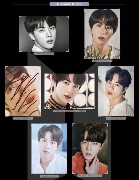 キムソクジン プレミアムフォト BTS ソクジン LYS プレミアムフォト +