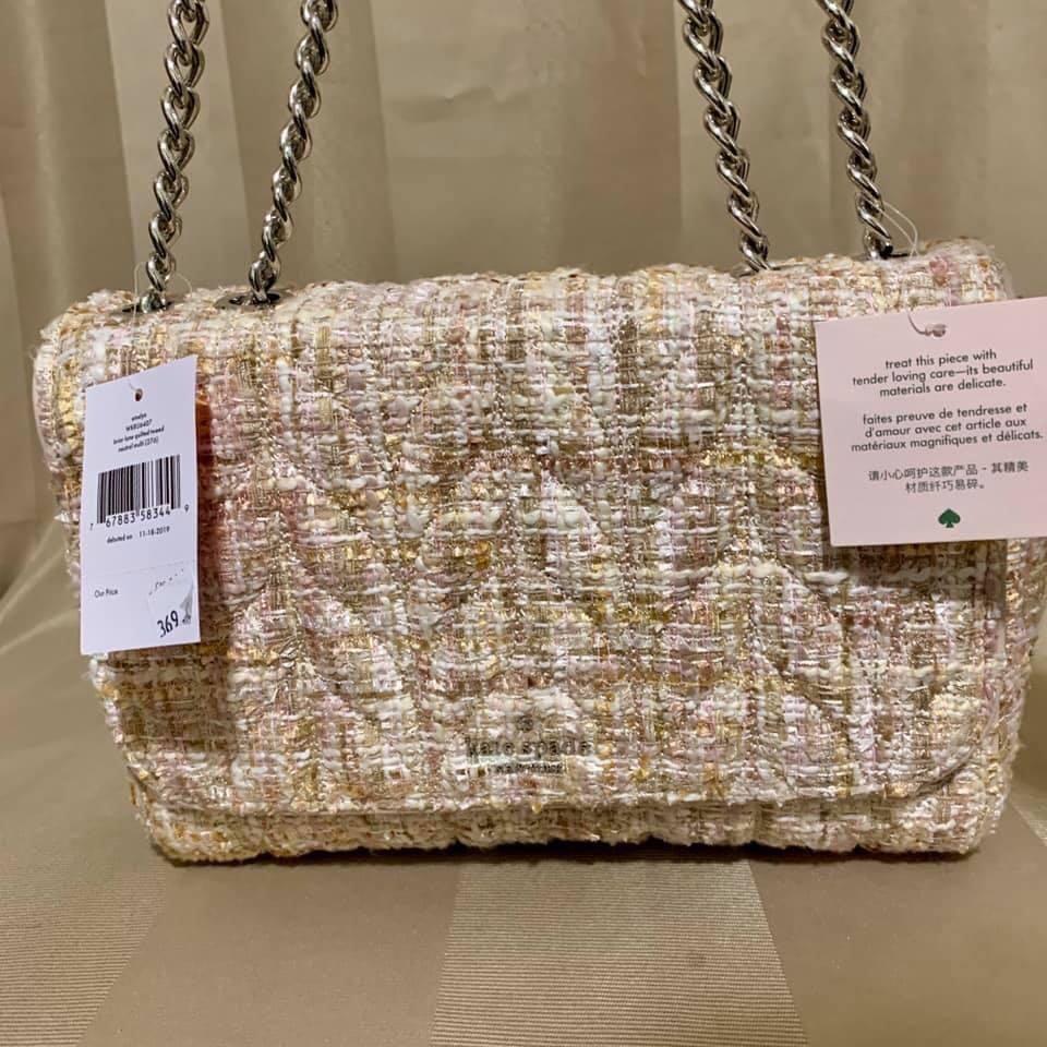 kate spade tweed purse