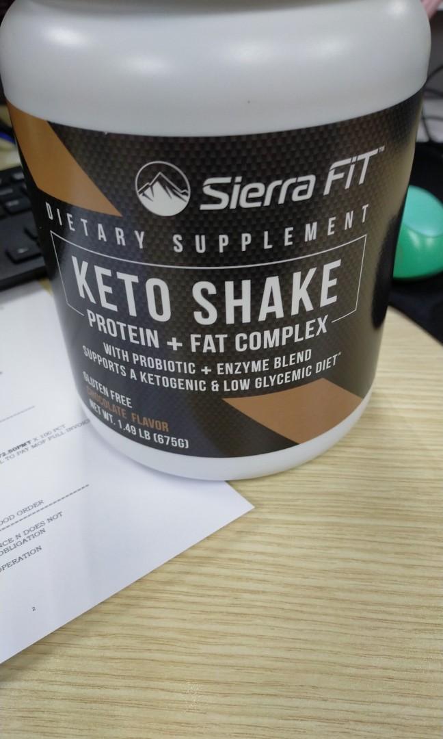 Keto protein shake, Health & Nutrition, Health Supplements ...