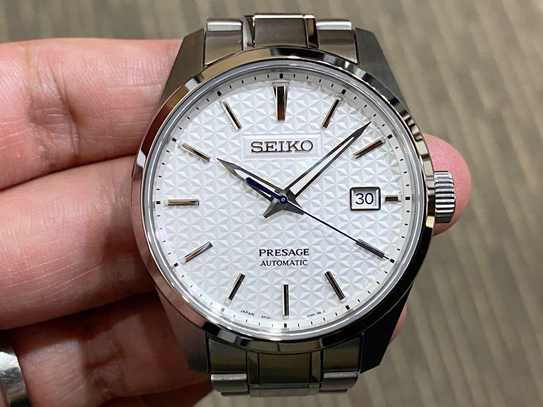Like New Complete Local Oct 2020 Seiko Presage Sharp Edged