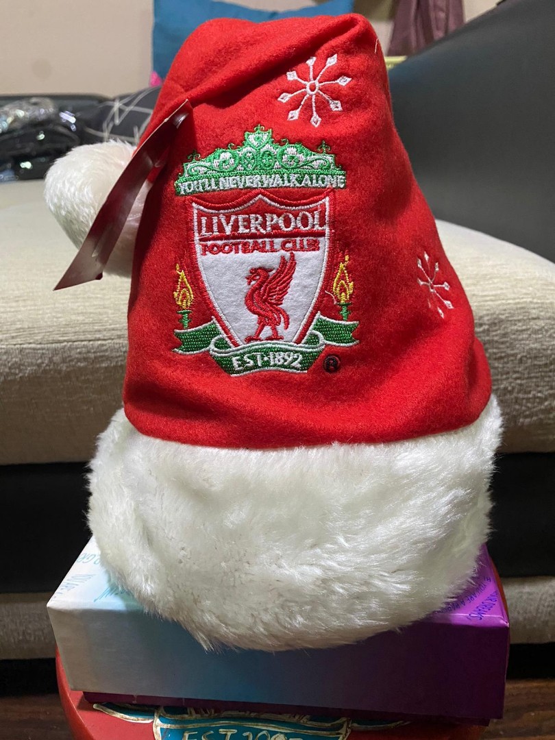Liverpool santa hat store