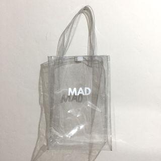 Mad For Makeup Transparent Plastic Tote Bag
