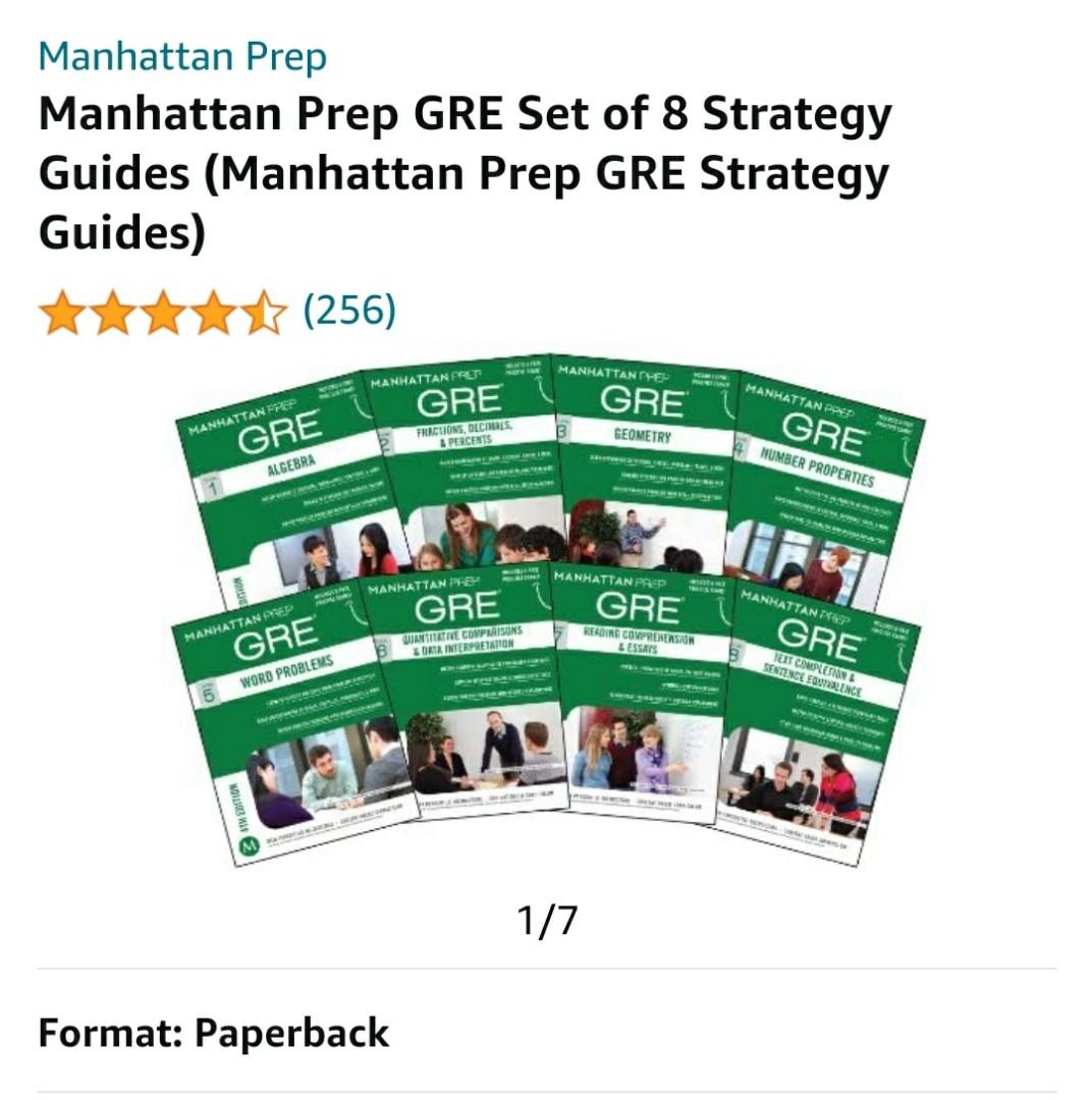 Manhattan　Guides　(4th　of　on　Guides　Toys,　Hobbies　Holiday　Prep　Travel　Magazines,　GRE　Books　Edition),　Set　Strategy　Carousell