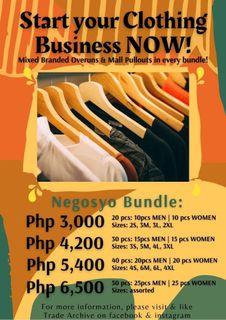 Negosyo package (clothing business)