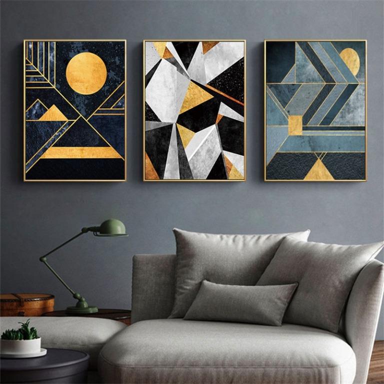 Nordic Abstract Geometry Home Decor Nordic Canvas Painting Wall Art