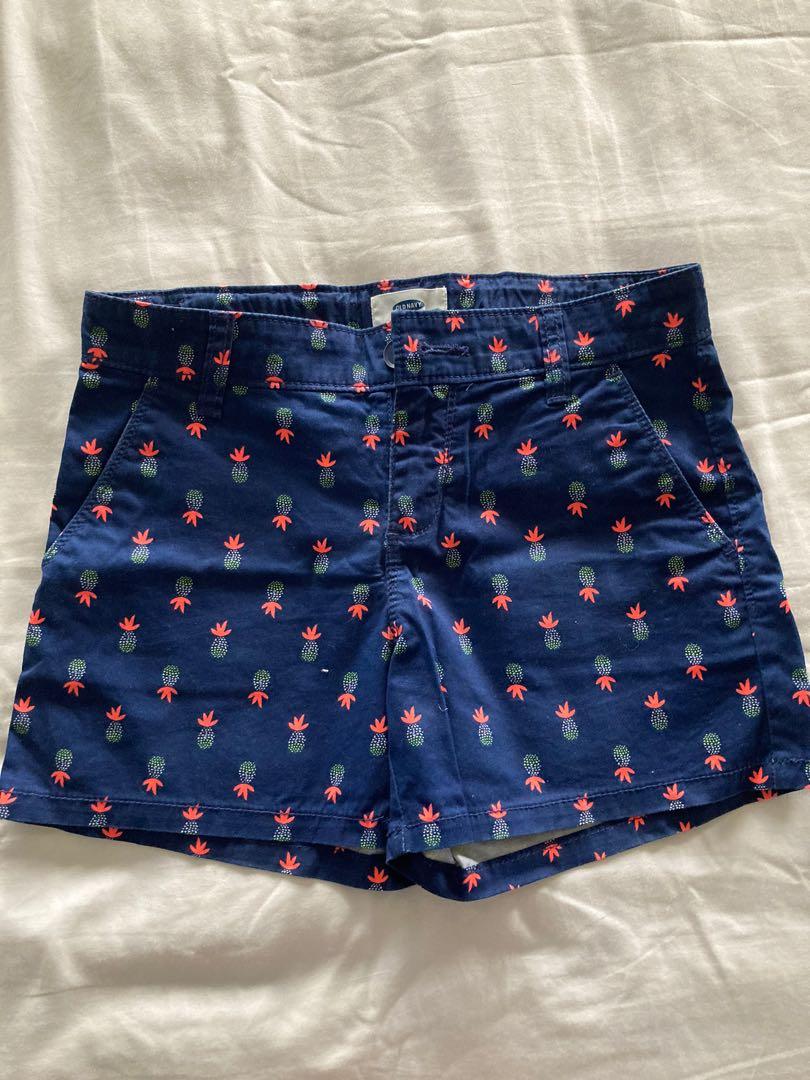 old navy pineapple shorts